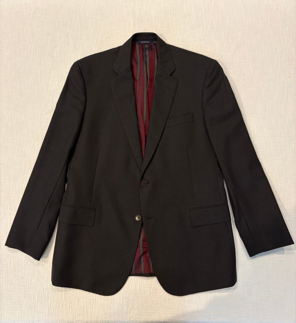 Brooks Brothers Men's 42R Wool Sport Coat Blazer Dark Brown Two Button
